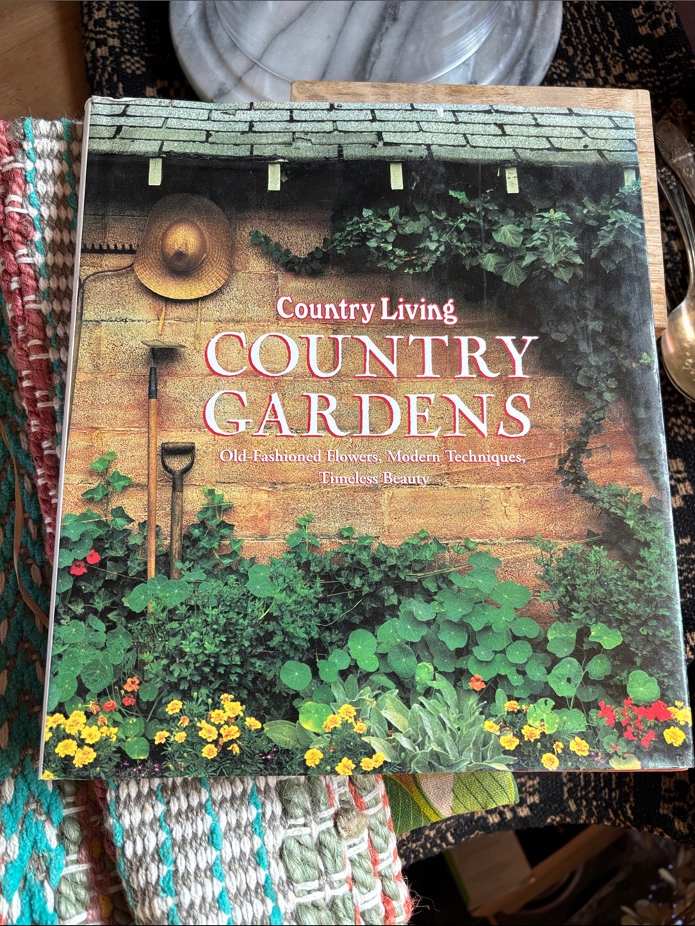 Country Gardens Hardcover Book - Green